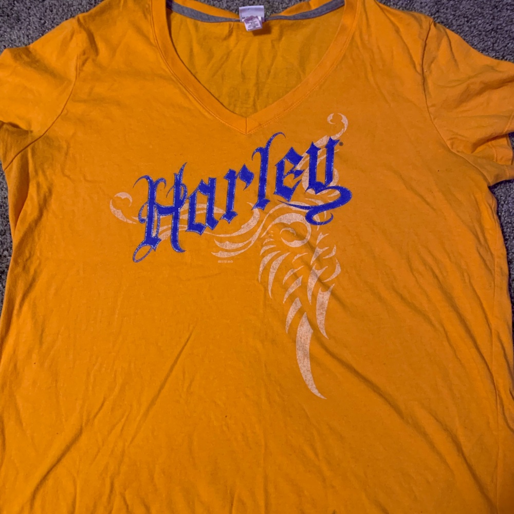 Women’s Harley Davidson T-shirt. Came from Bald Eagle HD in Marquette MI (UP)